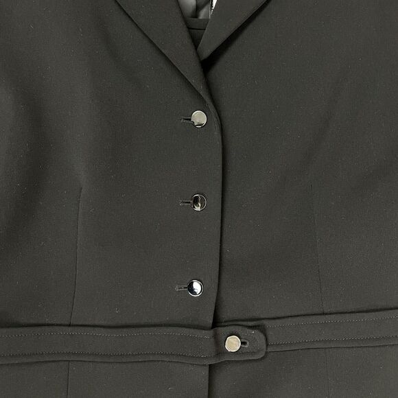 TAHARI ARTHUR S. LEVINE Long Skirt Business Suit Women’s 14 Black Vintage - Picture 6 of 16